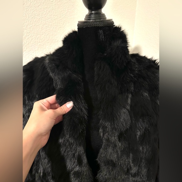 LUXURY RABBIT FUR COAT - Picture 2 of 15
